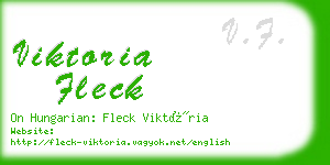 viktoria fleck business card